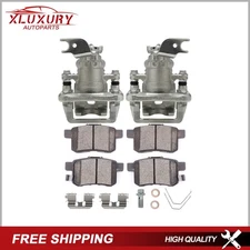For 2008-2012 Honda Accord Rear Brake Calipers w/ Ceramic Pads Accessories Kit