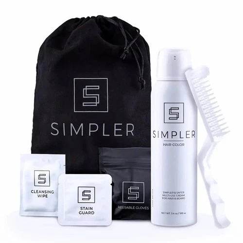 Simpler MEN hair color MEDIUM BROWN