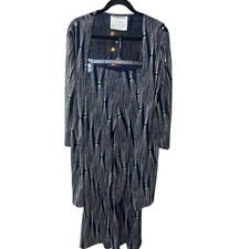 265 Vintage Diane von Furstenberg 2-Piece Set Made in Italy Abstract Print 12