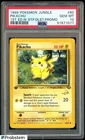 1999 Pokemon Pikachu Wizards Stamp Duelist Jungle 1st Edition #60 PSA 10