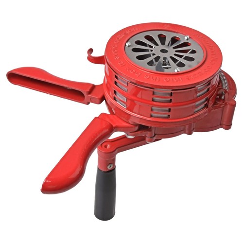 Handsirene Aluminiumgehäuse Sirene Handkurbel Einklappbar Alarmsirene Rot 110dB - Bild 15 von 19