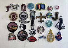 Misc Lot Of 26 Patches Activity Holiday Sports Space  More