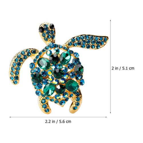 Broche Manquer Aux Femmes Tortue soldes Pour Vêtements Goupille Décharpe