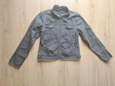 dunkelgraue Jeansjacke, Gr. M von Euro Jeans