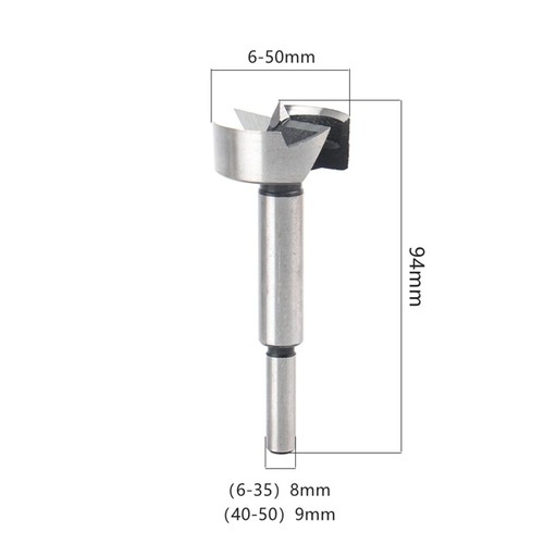 15tlg 10-50mm Forstnerbohrer Satz Forstnerbohrer Set Holzbohrer Holzkasten NEU - Bild 9 von 18