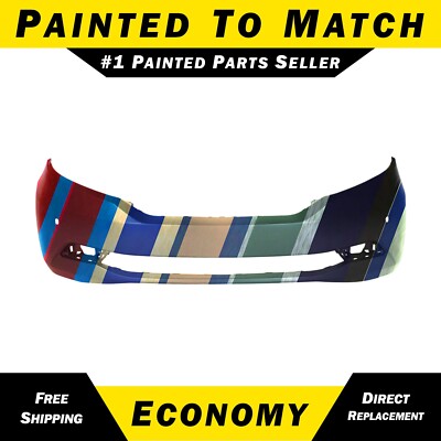Painted To Match Front Bumper Cover for 2011-2017 Honda Odyssey Touring w/ Park