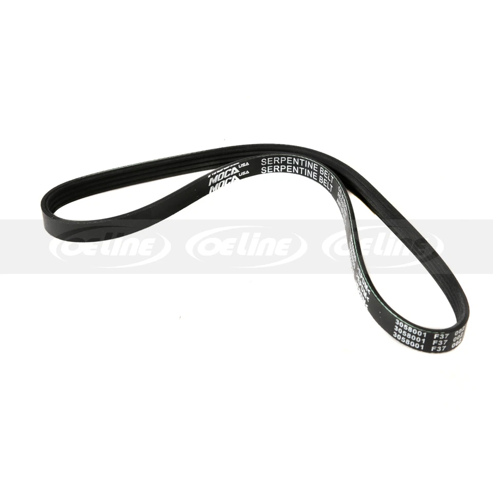 Fit 95-97 Geo Tracker 1.6L EPDM Serpentine Drive Belt 2pcs set for Alt-AC-PS - Image 3 of 4