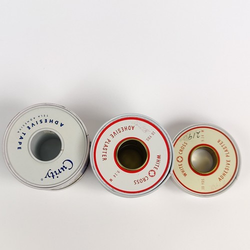Vintage Lot of 4 White Cross & Curity Medical Adhesive Plaster / Tape - Picture 4 of 5
