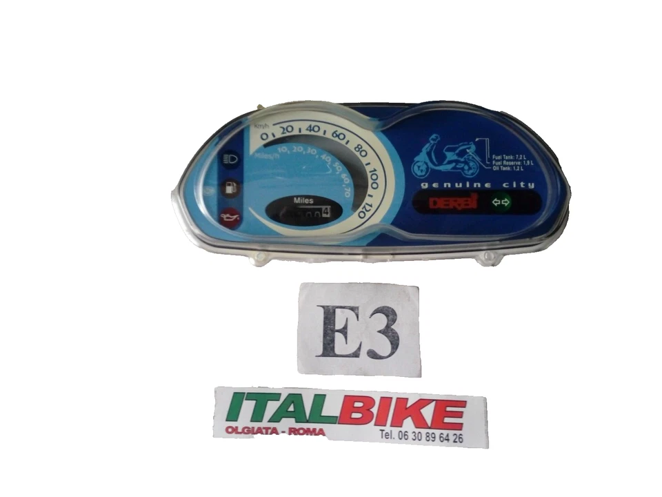 CONTACHILOMETRI STRUMENTAZIONE DERBI ATLANTIS 50 / CITY/ BULLET - Immagine 4 di 4