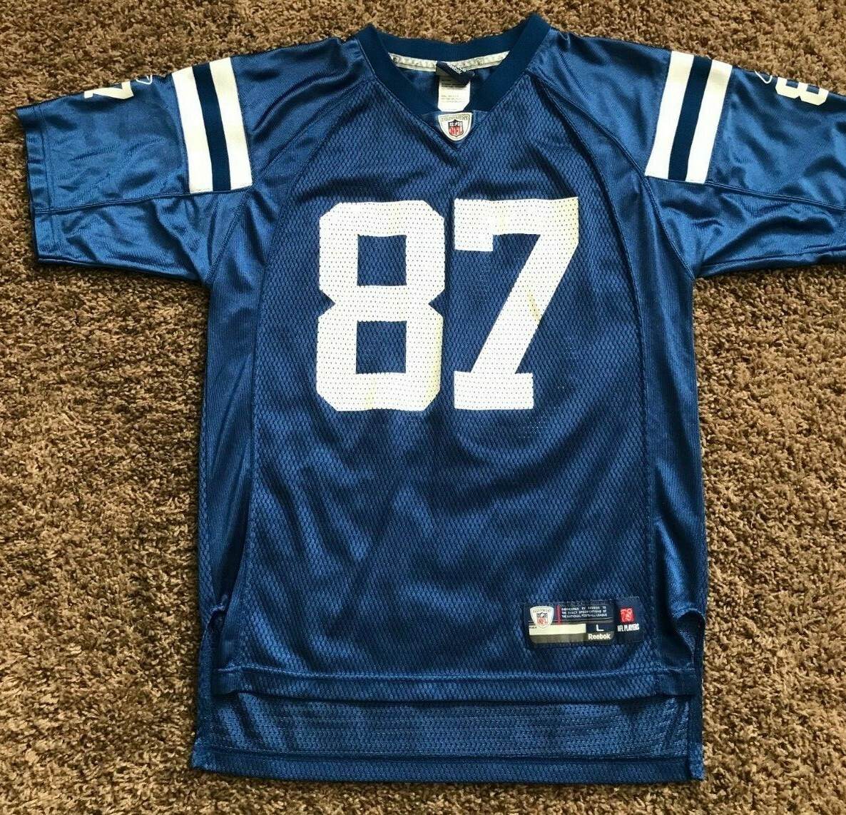 INDIANAPOLIS COLTS # 87 WAYNE NFL JERSEY BY TEAM REEBOK SIZE YOUTH