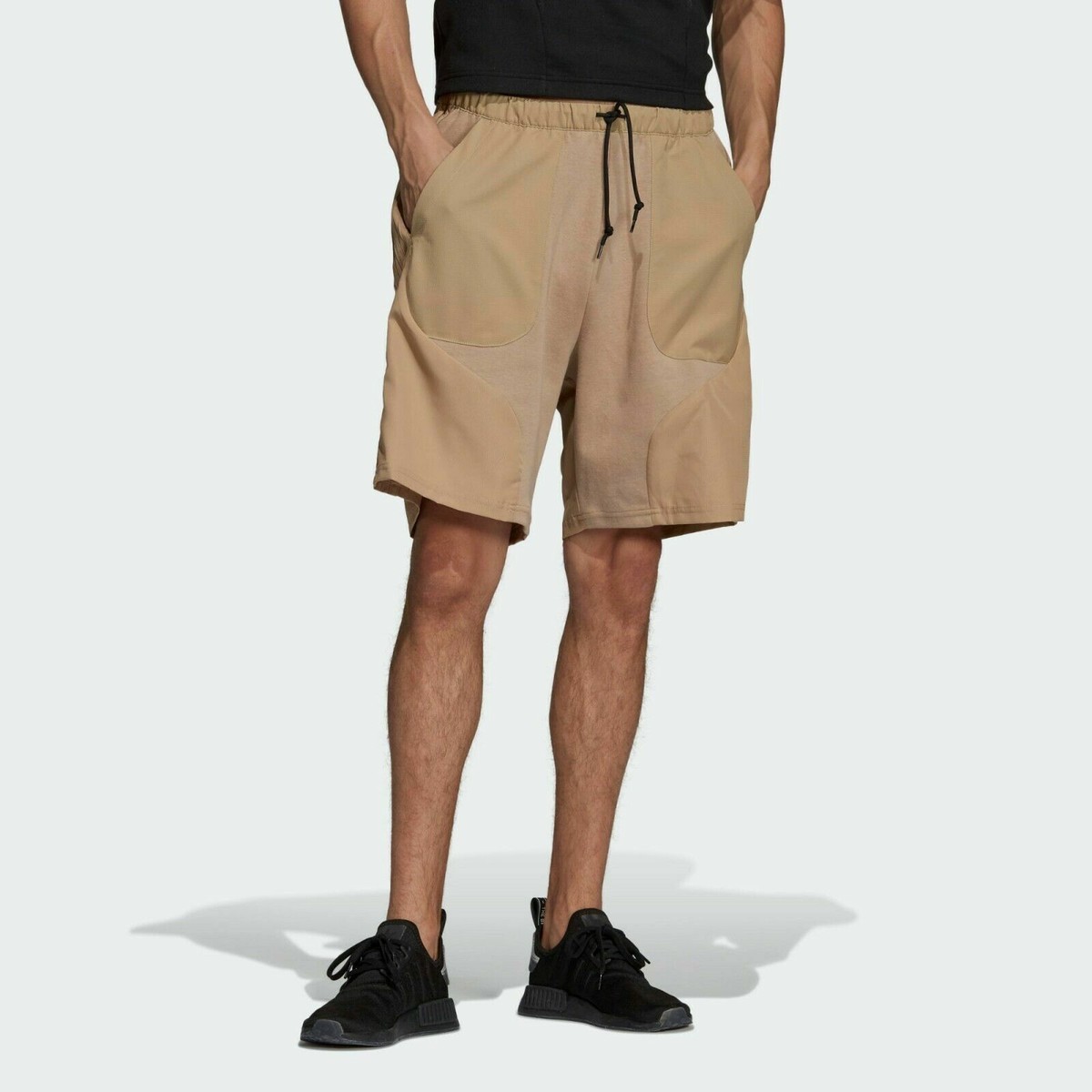 Adidas Originals 90s NWT Shorts Mens Khaki Solid Summer Active