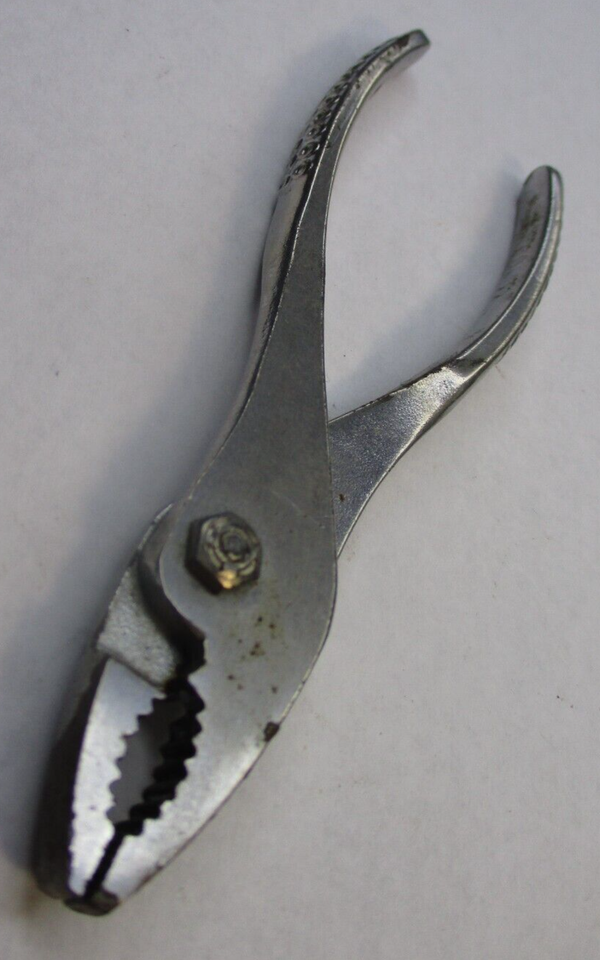 Vintage Snap on Vacuum Grip No. 44 4.5" Mini Slip Joint Pliers USA RARE