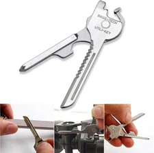 6 In 1 Mini Multifunction Foldable Knife Key Swiss Screwdriver Bottle Opener