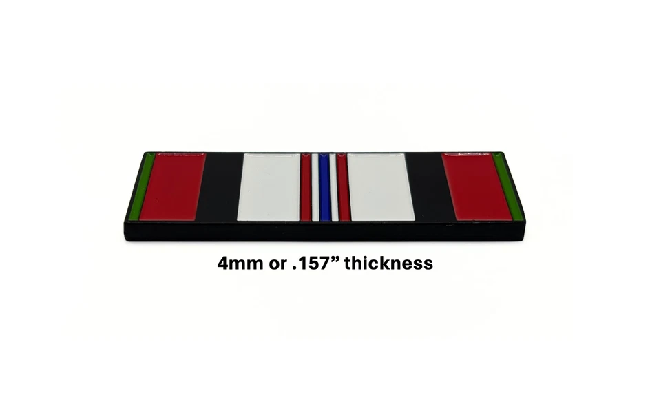 Afghanistan Veteran Challenge Coin - Campaign Ribbon - Image 4 of 4