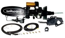 1965 1970 Ford Car Hydraulic Brake Conversion Kit w 1 1/8 Wilwood Valve Kit Hose