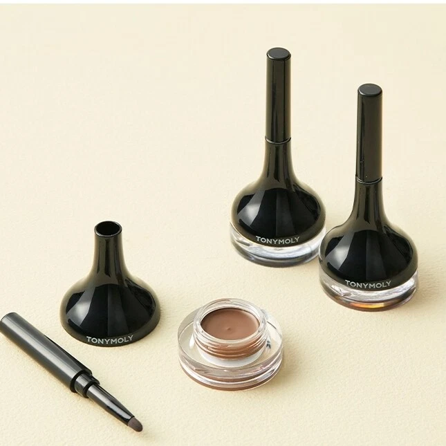 TONYMOLY Back Gel Eyeliner Long Brush 4g #Brown Long-Lasting Eyeliner KOREA MADE - Image 2 of 4