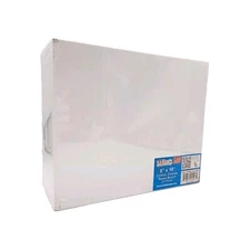 Blank White Cotton Canvas Panel Boards 8"x10" 24-Pack Art Supply