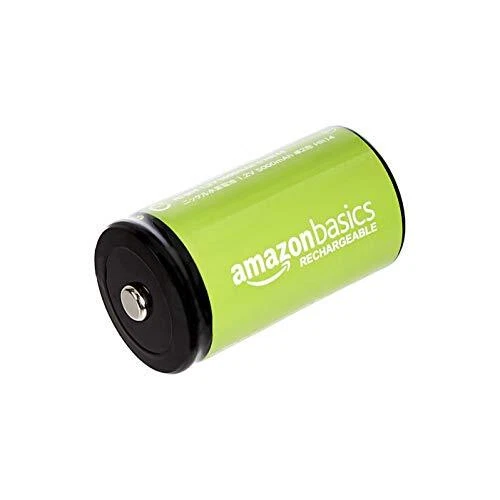Amazon Basics C Cell Rechargeable Batteries 1.2V (5000mAh Ni-MH) - Pack of 4 - Image 2 of 4