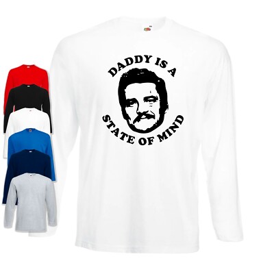 Daddy Is A State Of Mind Pedro Pascal Langarm TShirt