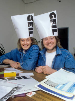Bruce & Bongo in Hamburg Germany 1986 OLD MUSIC BAND PHOTO 9