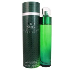 360 Green by Perry Ellis 3.4 oz EDT Cologne for Men New In Box