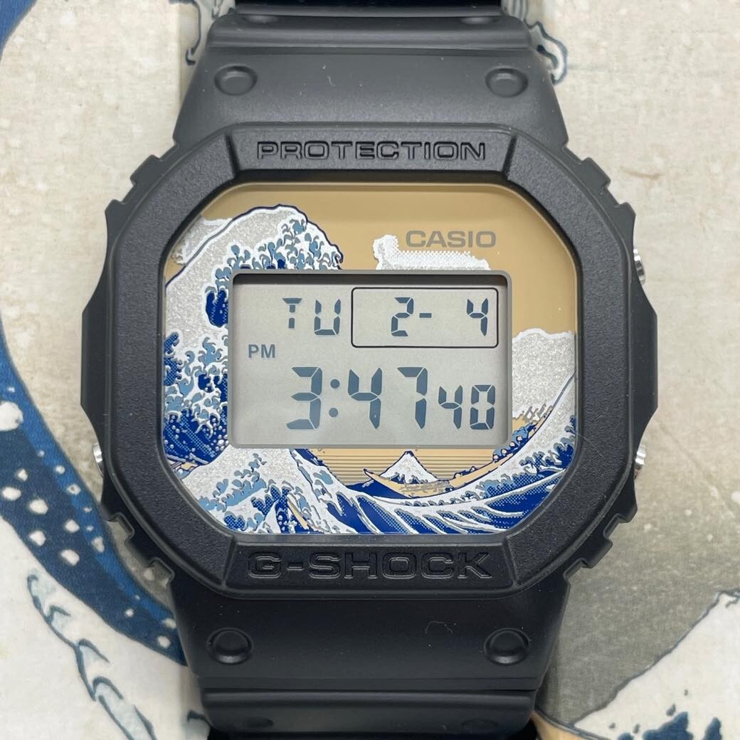 CASIO G-SHOCK DW-5600KHK24-1JR Hokusai Katsushika Limited CASIO G-SHOCK DW-5600KHK24-1JR Hokusai Katsushika Limited