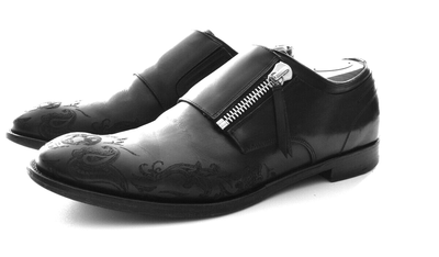 Alexander McQueen Black Skull Loafers luxury-men-alexander-mcqueen-  main image 4