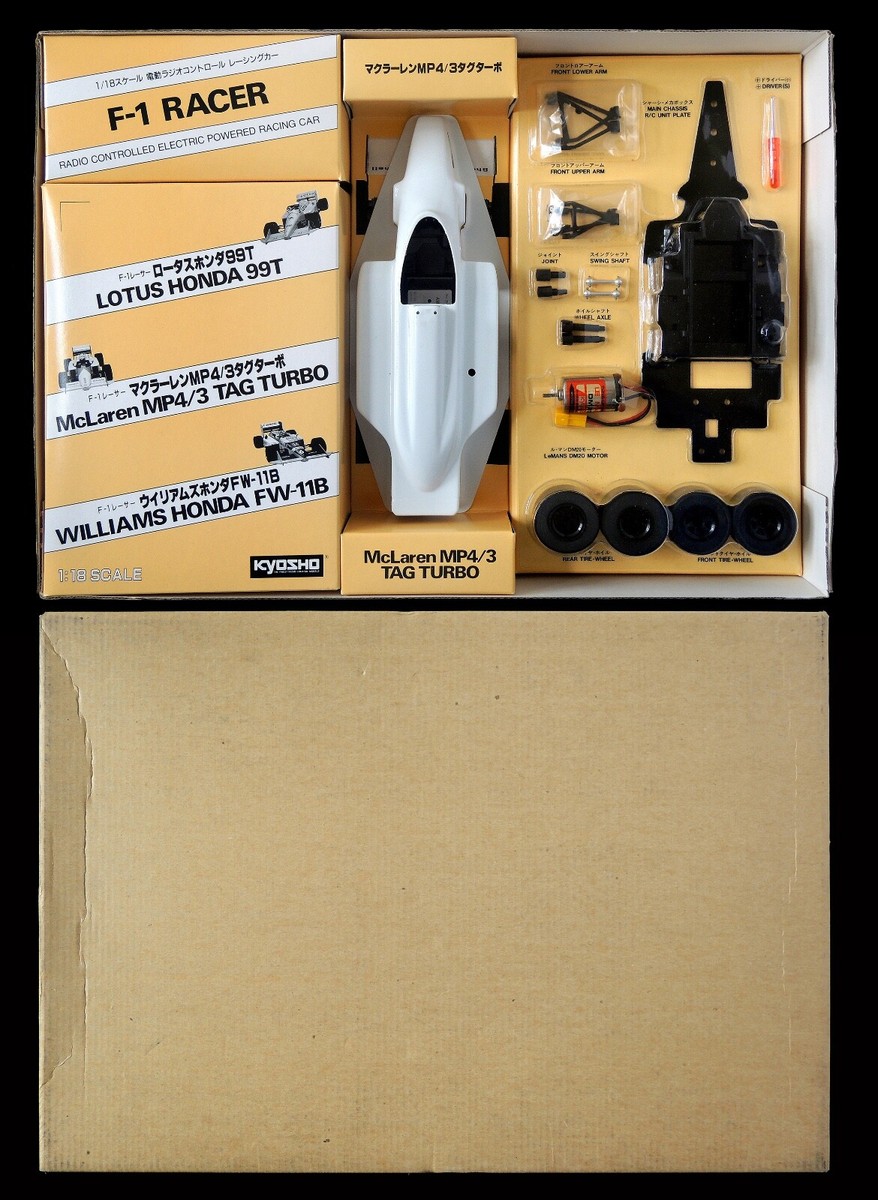 Kyosho Vintage 1/18 RC McLaren MP4/3 Tag Turbo Electric Kyosho Vintage 1/18 RC McLaren MP4/3 Tag Turbo Electric
