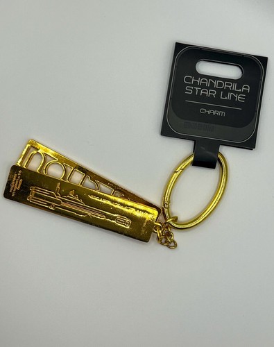 Star Wars: Galaktischer Sternenkreuzer Gold Metall Halcyon Logo Charm Schlüsselanhänger Exklusiv - Bild 4 von 4