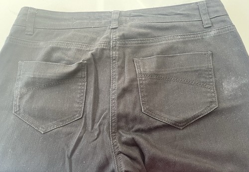 RJR JOHN ROCHA JEANS 12S BLACK WORN ONCE - Picture 8 of 8