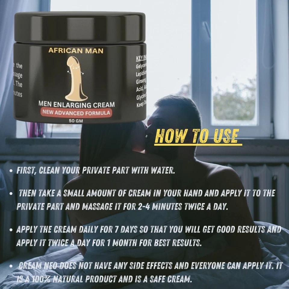 Aceite agrandador natural masculino crecimiento grande y grueso más rápido XXXL crema de mejora/50 g Foto 4 de 4