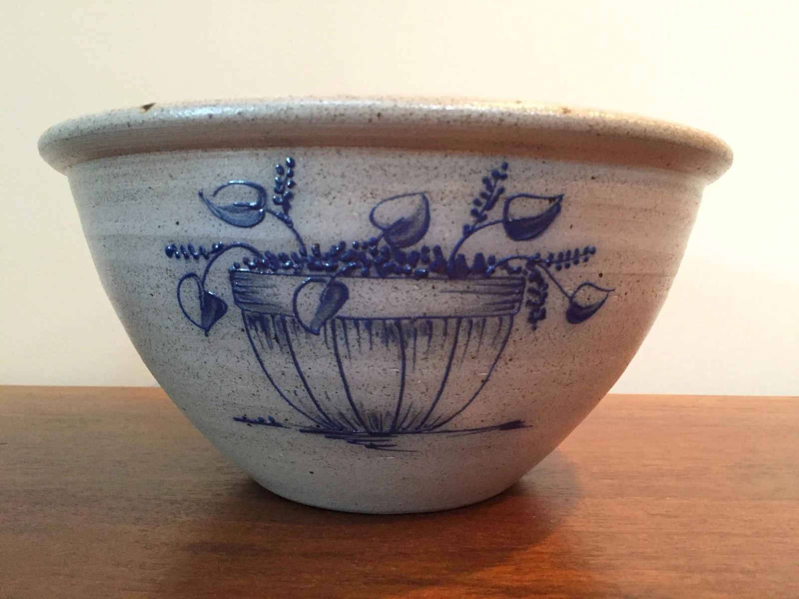 Rockdale Stoneware Floral BASKET 11” Mixing Bowl