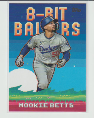 2025 Topps Series 1 Mookie Betts 8-Bit Players Insert Card