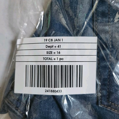 NEW Crazy 8 Boys Medium Wash Rocker Stretch Jeans, Size 16, Adjustable Waist - Picture 4 of 6