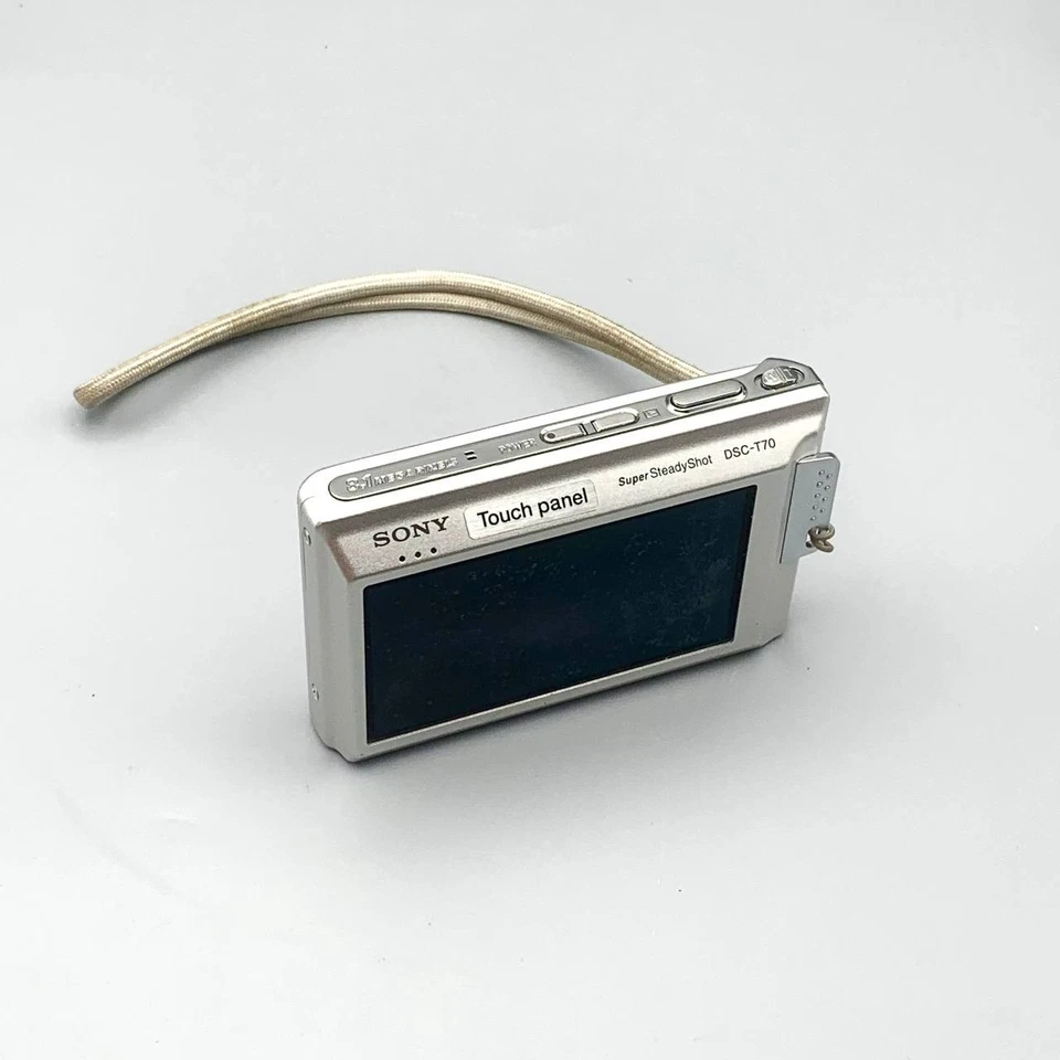 Fotocamera SONY CYBERSHOT DSC-T70 Digitale Touch Screen con Caricatore - Immagine 4 di 4