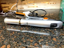 InStyler Original Rotating Hot Iron 1 1/4" Barrel - Silver Orange IS1001