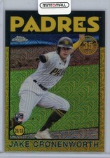 2021 Topps Series 2 Jake Cronenworth Silver 1986 Chrome Gold /50