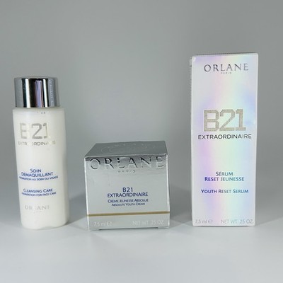 Orlane Paris B21 Extraordinaire Lot Absolute Youth Cream .25oz Serum Cleansing