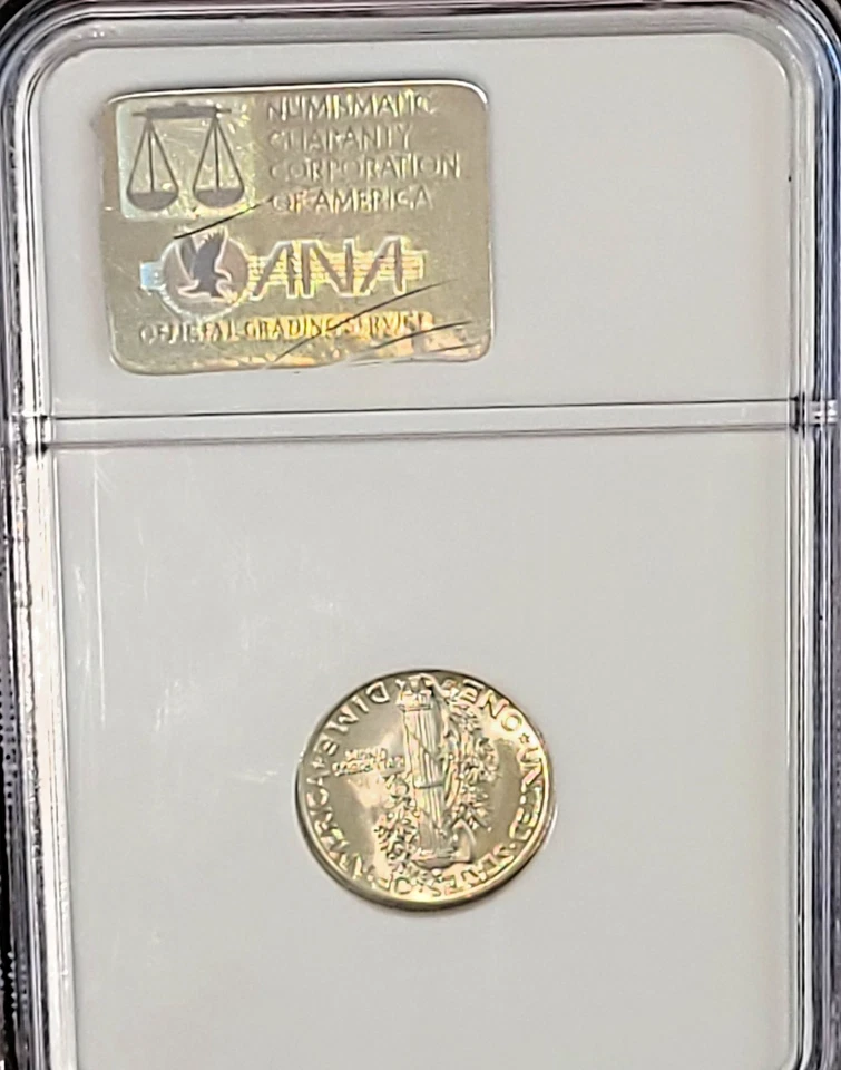 1937-S MERCURY DIME NGC GRADED IN MINT STATE 67 (MS67) - Image 4 of 4