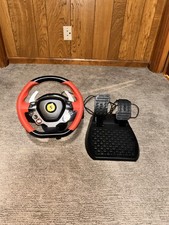 Thrustmaster Ferrari 458 Spider Racing Wheel Pedals Xbox One Red Black