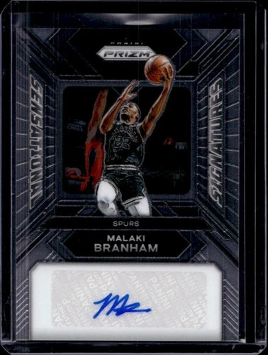 2023-24 Panini Prizm Malaki Branham Sensational Signatures Auto #SS-MK Spurs