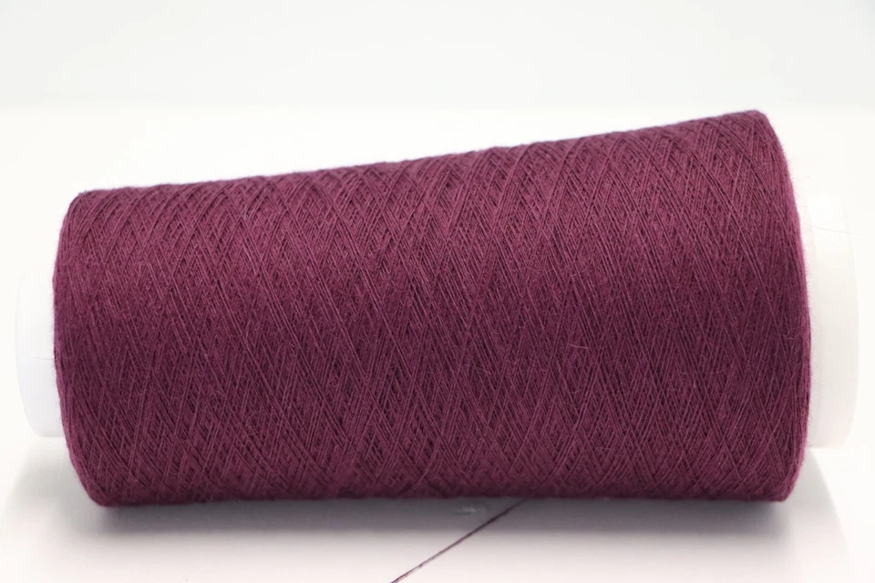 H37 (100€/kg) 100g ANGORA / SUPERFINE WOOL VIOLETT (28) Zwirn Wolle Strick Lace - Bild 2 von 3