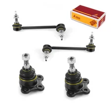 Front Sway Bar Link & Upper Ball Joint Kit for 04-12 Chevrolet Colorado 4 PCS
