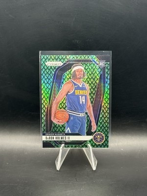 2024-25 Panini Prizm #235 DaRon Holmes II Prizms Jade Dragon Scale #/48 RC
