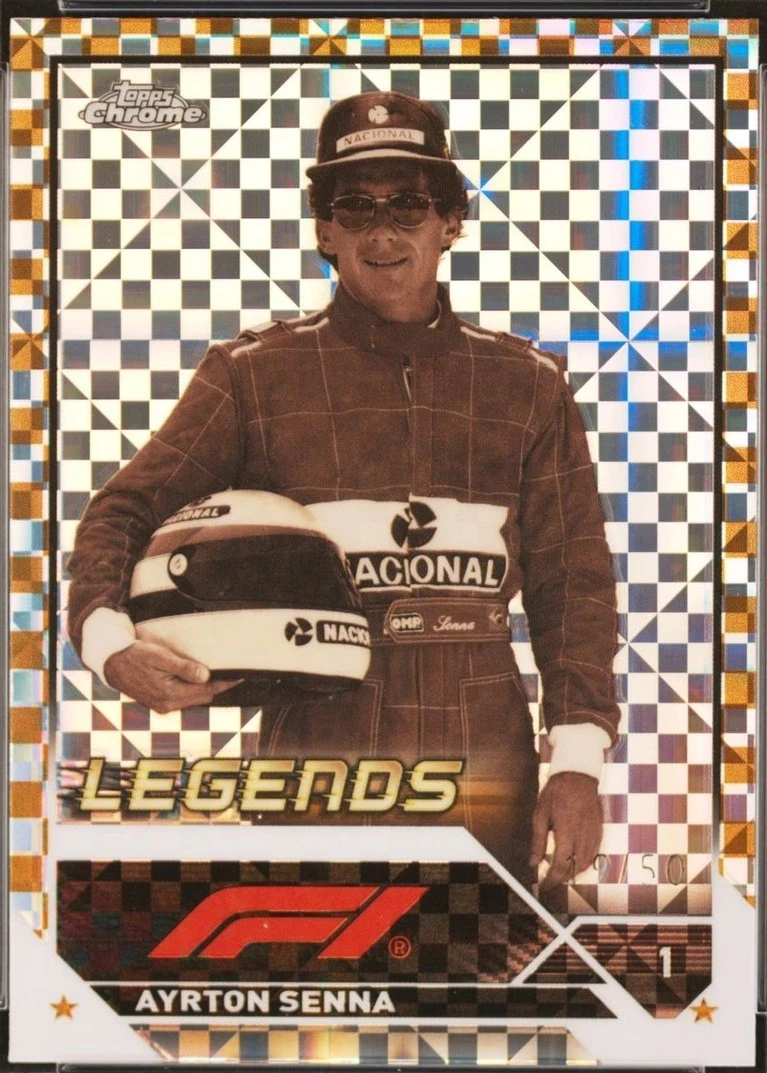 Topps Ayrton Senna 1/1 世界に1枚 one of one 1/1 Topps Story Of Senna Aryton Senna PSA 10 #21 Formula 1 F1 1 Of