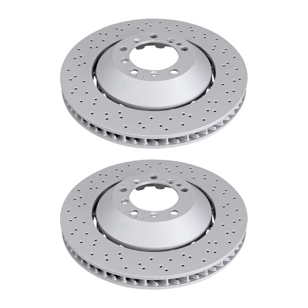 2 Bremsscheiben Zweiteilig Ø 380 Mm 34 Mm A.B.S. FüR U.A. Porsche 718-image