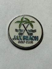 Jax Beach Golf Club Double-Sided 7/8" Coin Golf Marker - Jacksonville Beach, FL