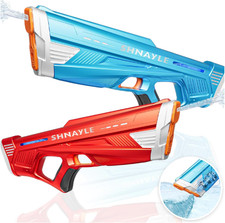2 Pack Electric Water Guns for Adults Kids Type-C Charging Port, Automatic Power