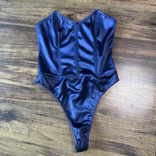 RB19 Forever 21 “new” blue satin lingerie Size Small