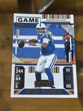 Anthony Richardson 2024 Panini Contenders - Bronze Foil Game Ticket #42 Colts